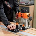 Plunge Router 2400w 1/2'& 1/4'collet 230v